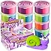 Bedwina Neon Bouncing Putty Bulk Pack of 12 Fluffy DIY Slime Ball Sensory Toys for Kids Assorted Rainbow Colors Bouncy Slime Party Favor Stocking Filler and Goodie Bags Stuffers for Kids Birthday Party - Image 3