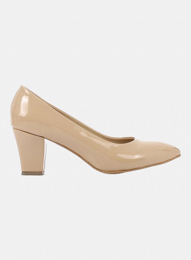 XO Style 5cm Lacquer Leather High Heel Shoes, Wedding Formal Shoes,Heeled Mules - Image 2