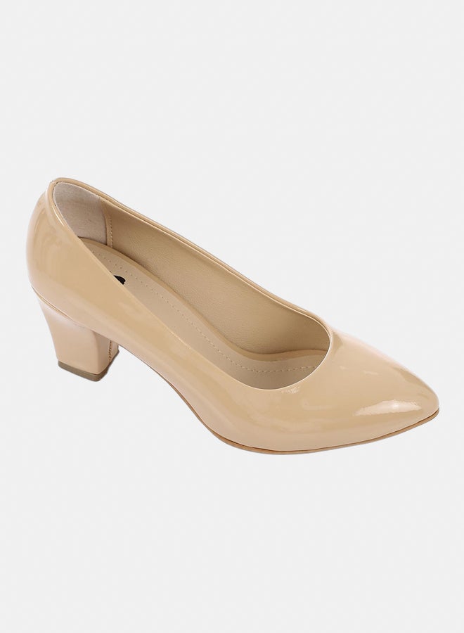 XO Style 5cm Lacquer Leather High Heel Shoes, Wedding Formal Shoes,Heeled Mules - Image 1