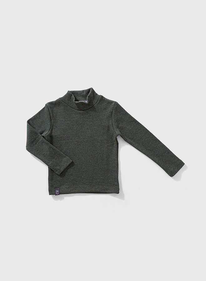 اون كيدز بلوفر تريكو للبنات الأطفال برقبة عالية