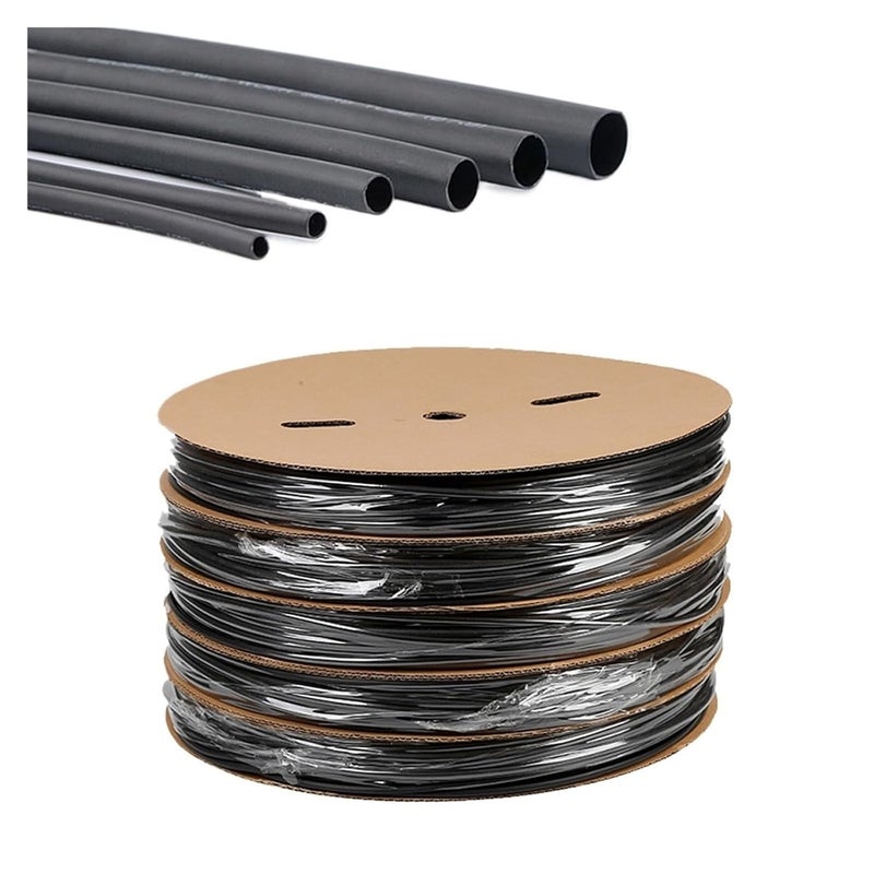 1/5/10/25M 2:1 Black 1 2 3 5 6 8 10mm Diameter Heat Shrink Heatshrink Tubing Tube Sleeving Wrap Wire(14mm,25Meter) - Image 1