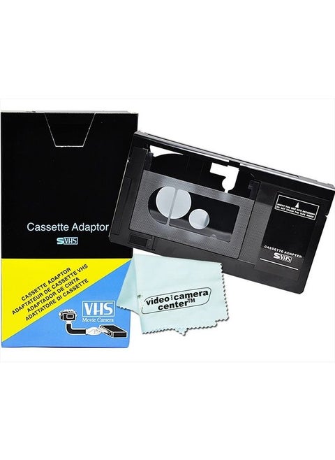 Motorized VHS-C Cassette Adapter For JVC C-P7U CP6BKU C-P6U,Panasonic PV-P1,RCA VCA115 + 1 VCC113 Micro-Fiber Cloth™