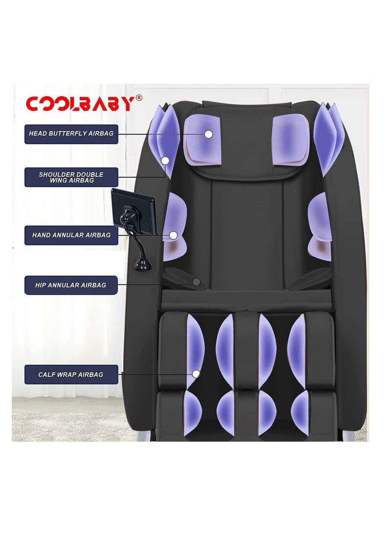 Cool Baby Music Massage Chair Family Fully Automatic Whole Body Electric Multi Function Supreme Cabin Sofa Black  - Image 2