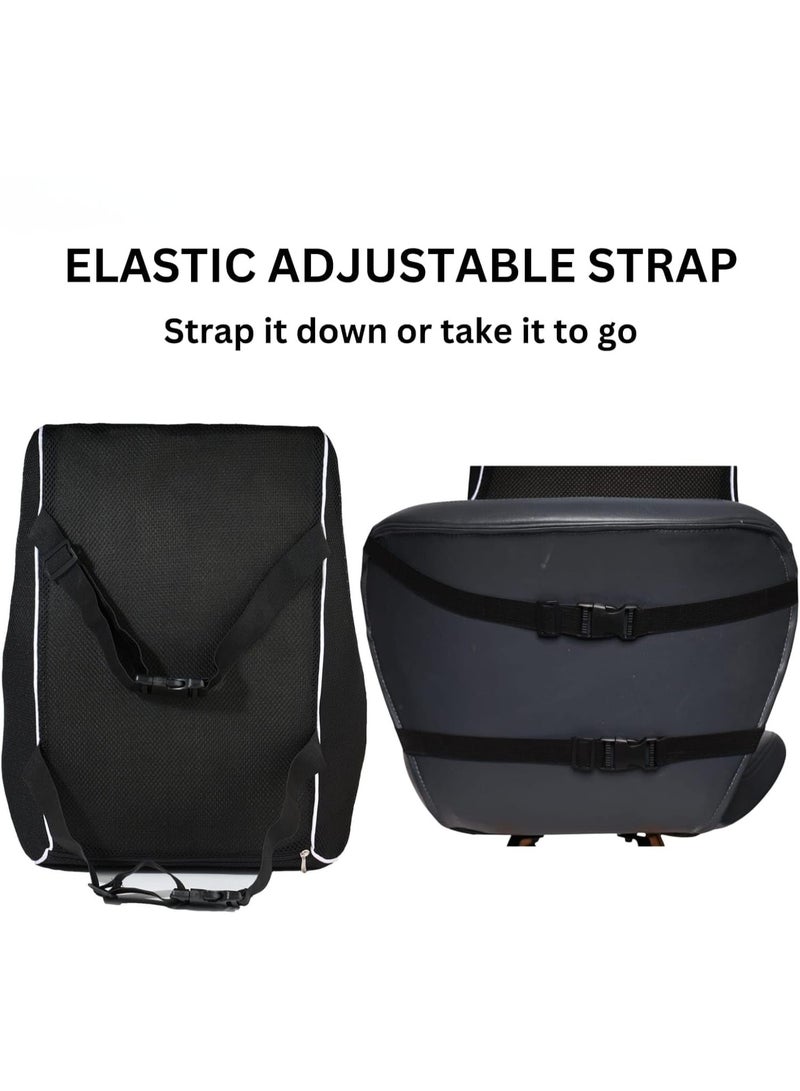 Memory Foam Car Seat Neck and Lumbar Support Cushion, Ergonomic Headrest and Back Support for Car, Office Chair and Home - Image 3