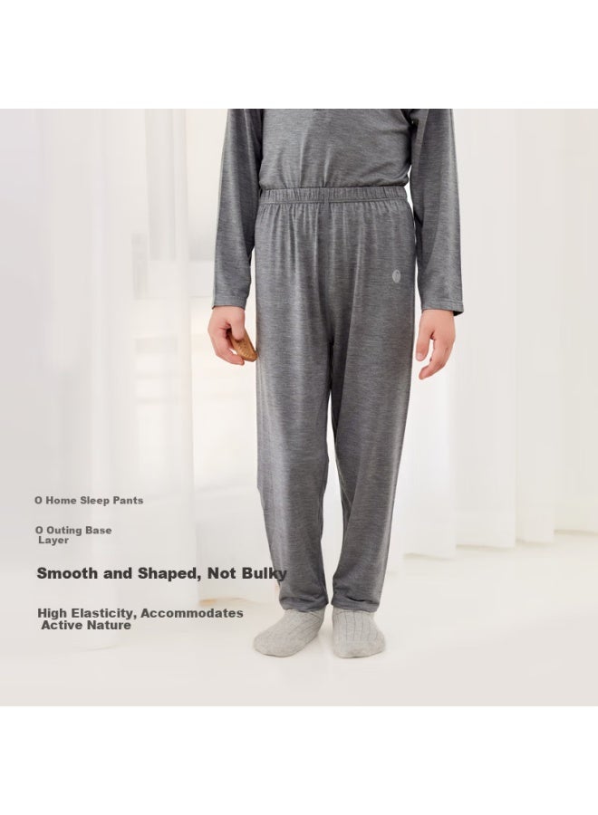 Junejunior [babylove Sub-brand] Children's Thermal Pants Autumn Winter Boys And Girls New Lightweight Base Layer Long Pants - Image 2