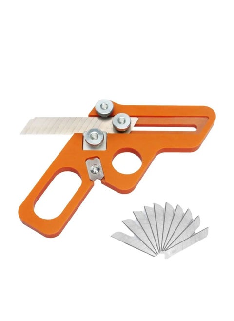 Edge trimmer Multifunctional scraper wood trimmer Edge Banding Trimmer Veneer Edge Trimmer Chamferring Tail Trimmer Manual Trimming Woodworking Tool