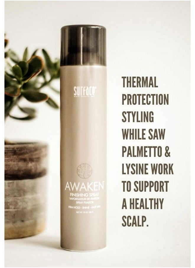 Surface Hair Awaken Finishing Spray Thicken Rejuvenate And Revitalize With A Firm Hold Vegan And Paraben Free 10 Fl. Oz.  - Image 3