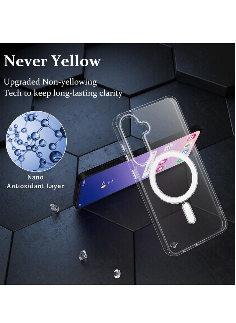 Case Magnetic Clear Case Cover for Samsung Galaxy S24 Shockproof Transparent Case for Galaxy S24 5G 2024  - Image 5