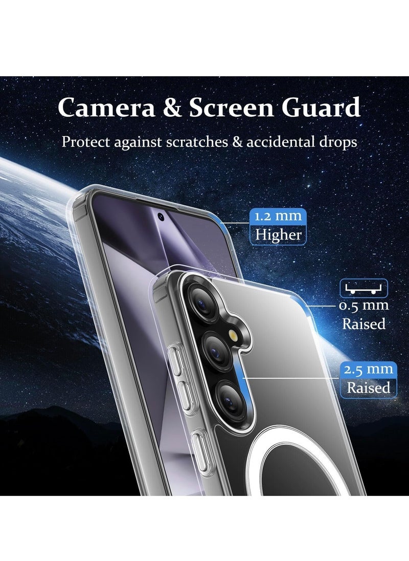 Case Magnetic Clear Case Cover for Samsung Galaxy S24 Shockproof Transparent Case for Galaxy S24 5G 2024  - Image 3