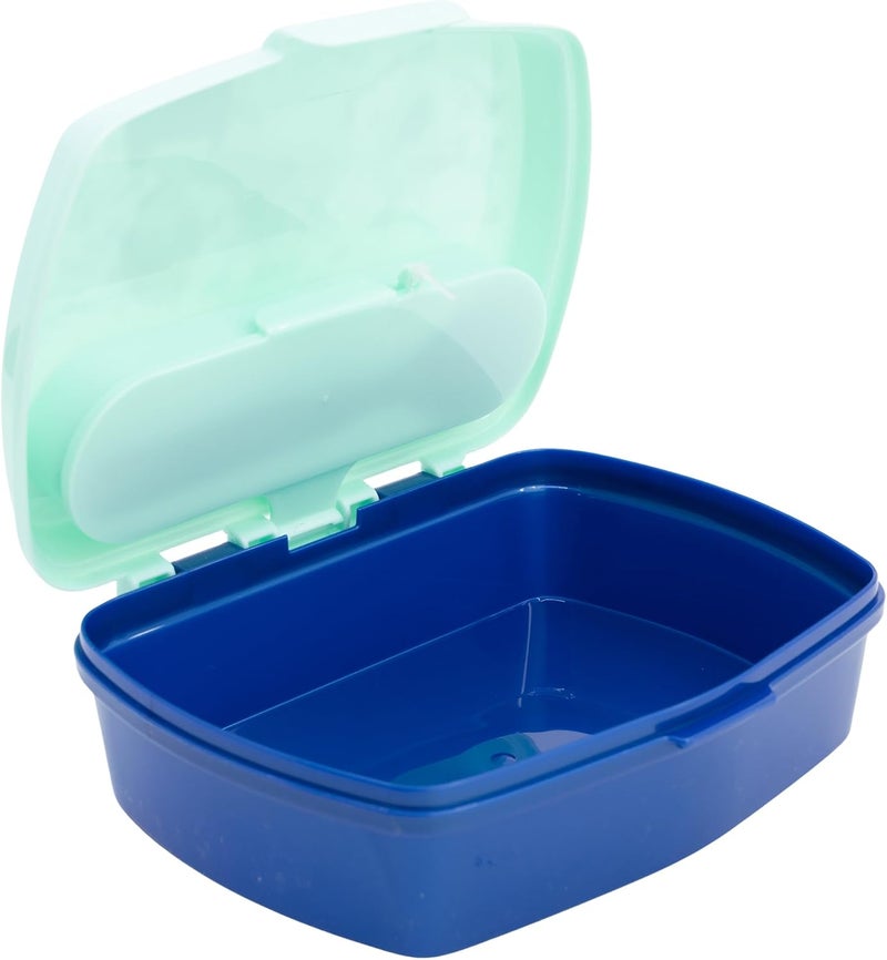 Stor Funny Sandwich Box with Cutlery - Frozen Snowy Tale - Image 3