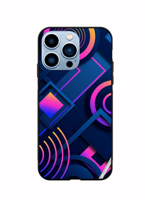 Protective Case Cover For Apple iPhone 14 Pro Max Abstract Design Multicolour