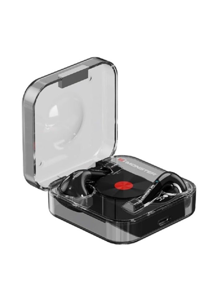 Monster XKT01 Wireless Headphones Dual Modes For Music And Gaming Black - Image 1