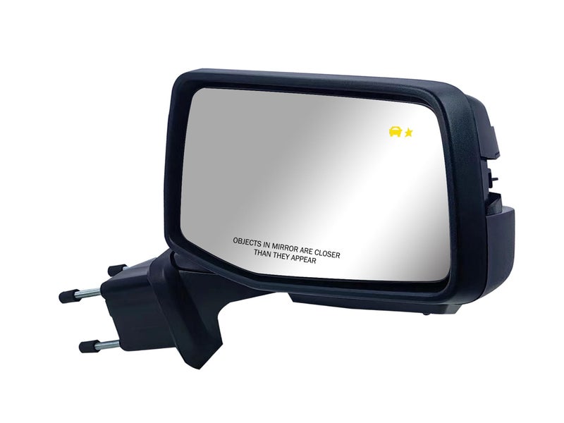LONGLING Passenger Right Side Door Mirror Power Heated with BLIS(Blind Spot Light) Glass Puddle and Signal Light Chrome Pirmer and Textured Back Cover for Chevrolet Silverado 2019 to 2025 - Image 3