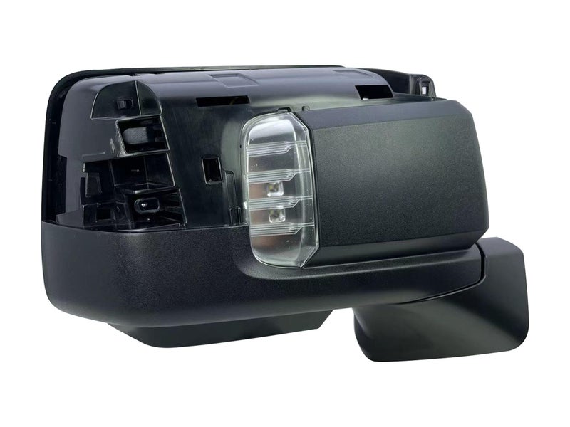 LONGLING Passenger Right Side Door Mirror Power Heated with BLIS(Blind Spot Light) Glass Puddle and Signal Light Chrome Pirmer and Textured Back Cover for Chevrolet Silverado 2019 to 2025 - Image 5