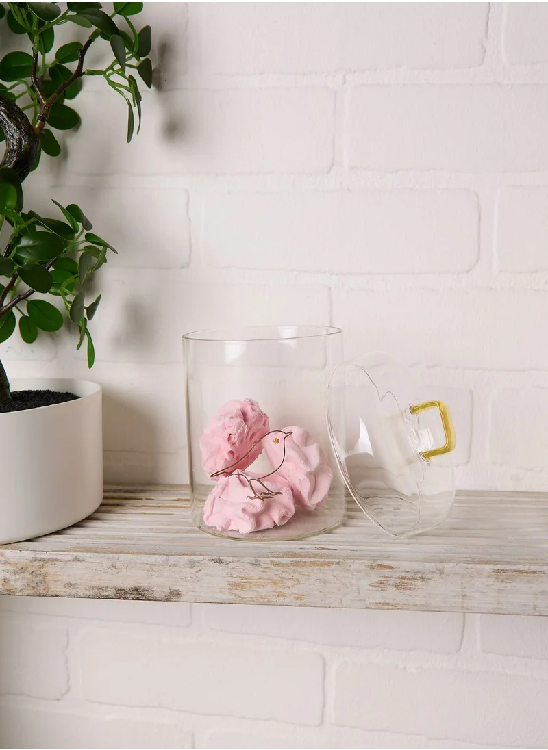 Zarina Candy Jar Long Bird Ylw 14