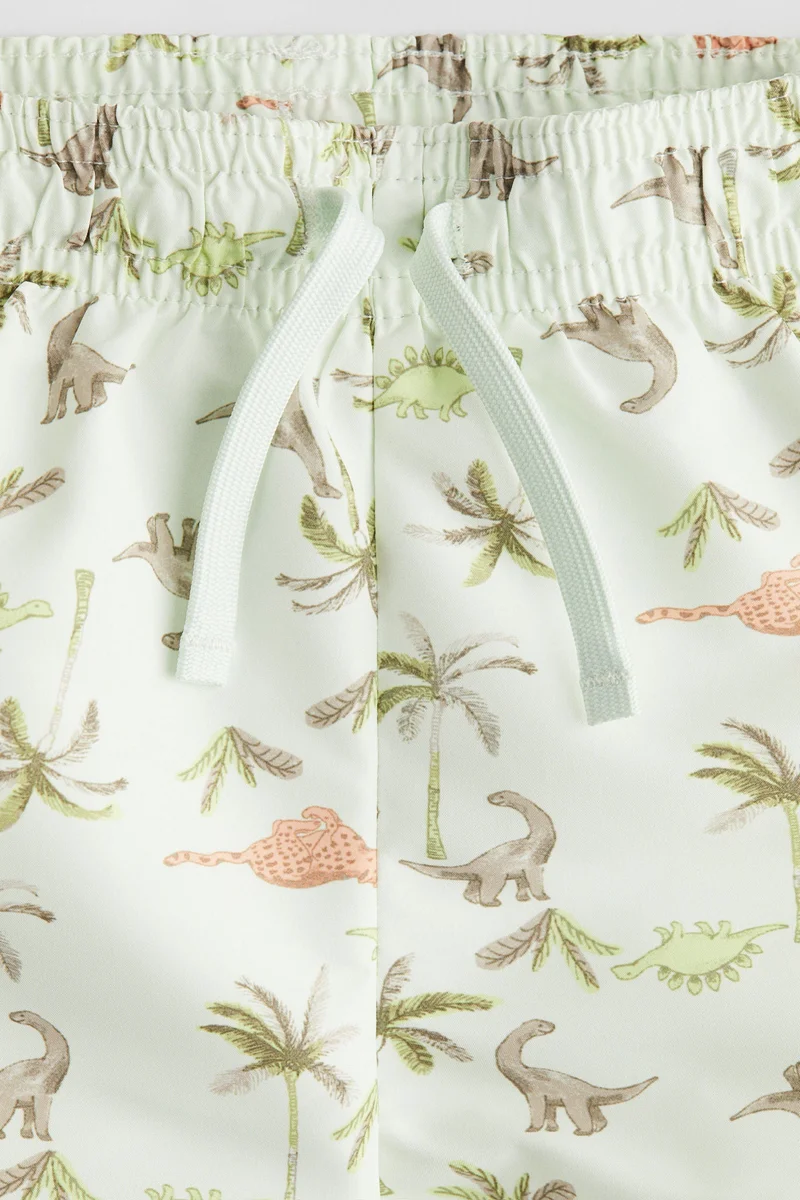 اتش اند ام شورت سباحة منقوش