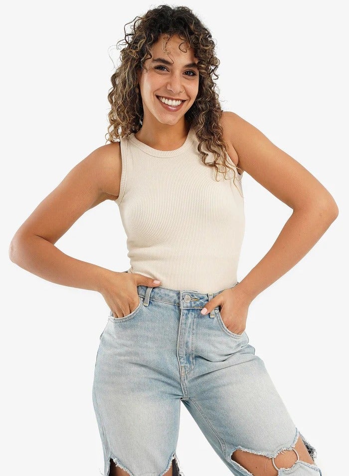 Carina Microfiber Ribbed Top - Image 3