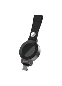 Moxedo Moxedo Portable Watch Charger Wireless Magnetic Charger USB-C Connector with Braided Lanyard Compatible with iWatch Series 10/9/8/7/6/5/4/3/2/SE/Ultra Series  - Image 1