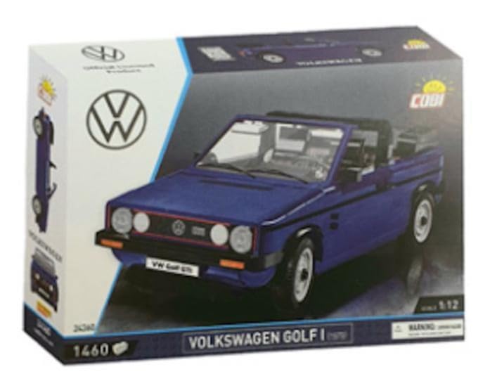 COBI Volkswagen Golf Cabriolet 19791993 Vehicle Building Set 1494 Pieces - Image 1