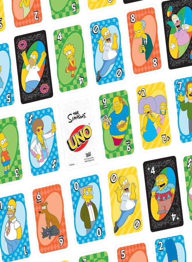 Mattel Games UNO The Simpsons Card Game for Kid, Adult & Family Nights, Parties, Travel & Camping, Toy Collectible Inspired by The Series - Image 5