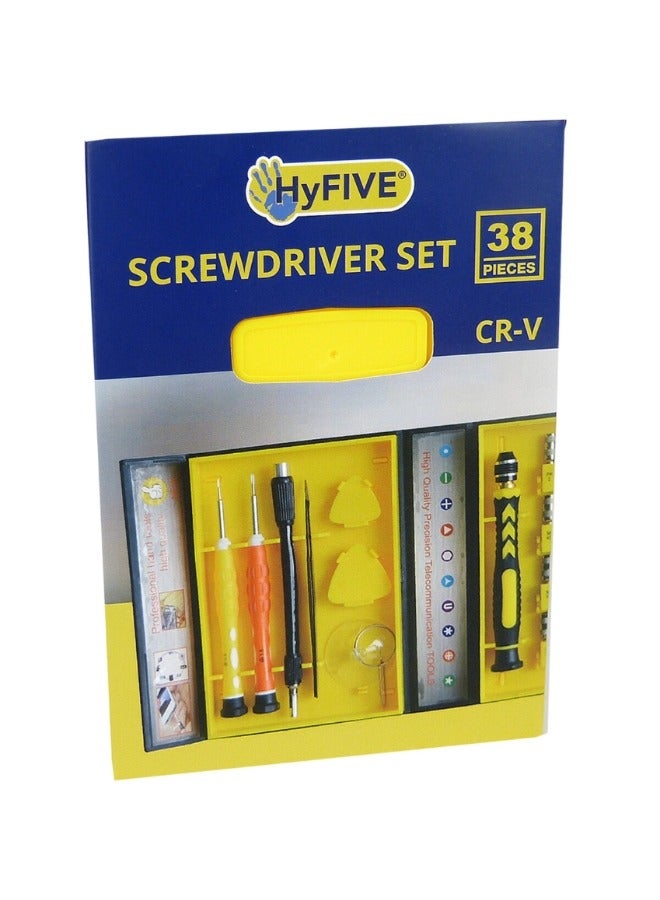 38-Piece Precision Screwdriver Set Electronic Repair Tools Portable Can Be Used for A Long Time - Image 4