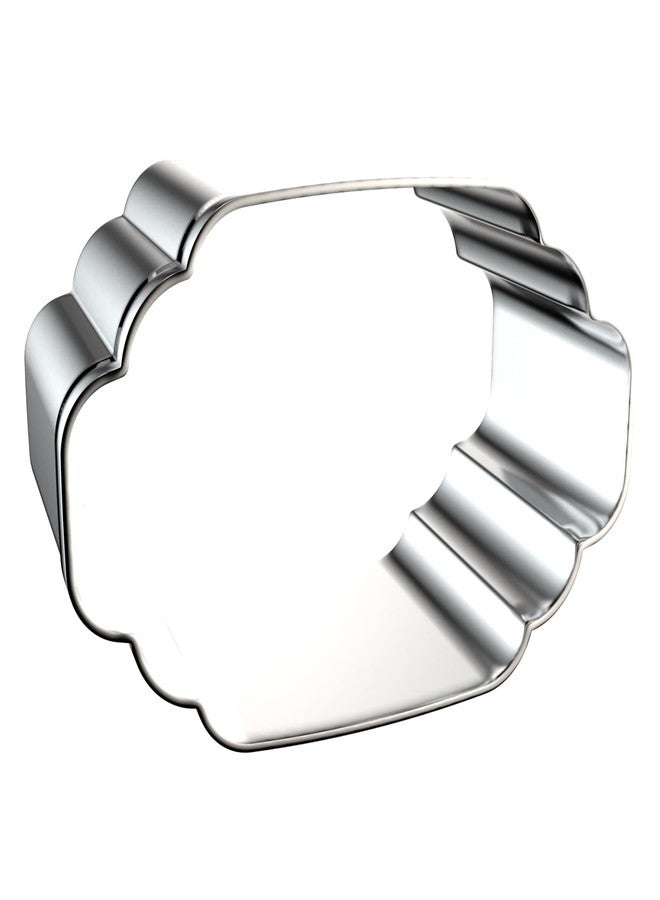 QAAQS Plaque Cookie Cutter Set - 4 Piece Long Oval Frame - 5", "4", "3", "2" Inch - Stainless Steel - Image 4