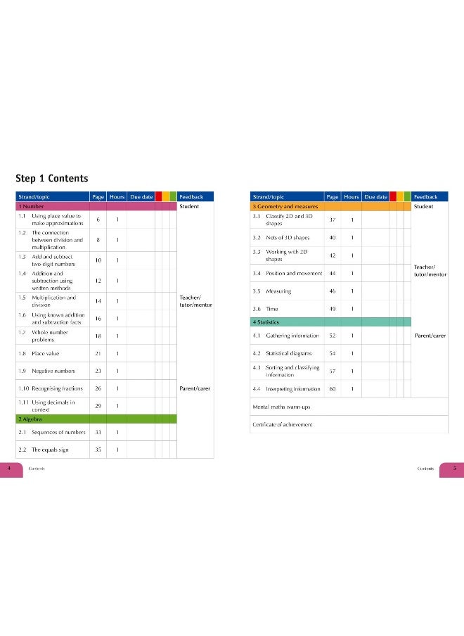 Collins Educational KS3 Maths Intervention Step 1 Workbook  - Image 2
