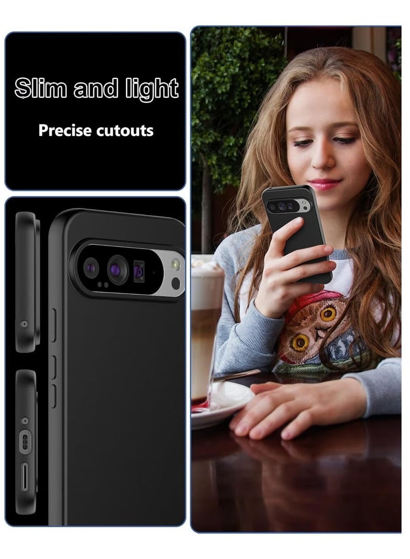 TIGER Google Pixel 9 Pro XL Case Cover – Liquid Silicone, Anti-Scratch, Shockproof, Protective Case, Anti-Fingerprint, Anti-Drop, Slim Fit Cover for Pixel 9 Pro XL. - Image 5