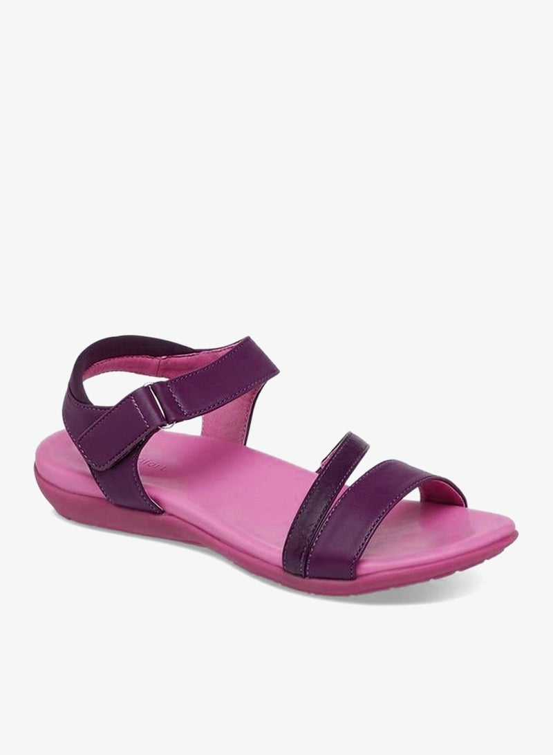 Le Confort Strappy Sandals With Hook And Loop Closure - Image 2