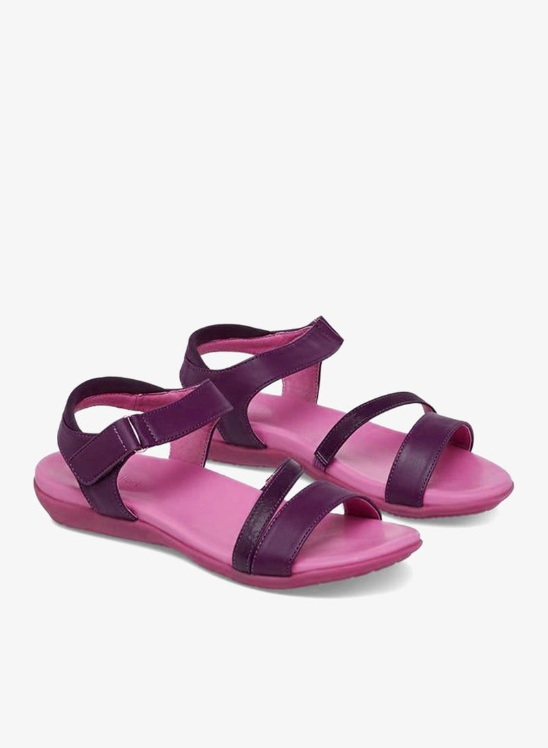 Le Confort Strappy Sandals With Hook And Loop Closure - Image 3