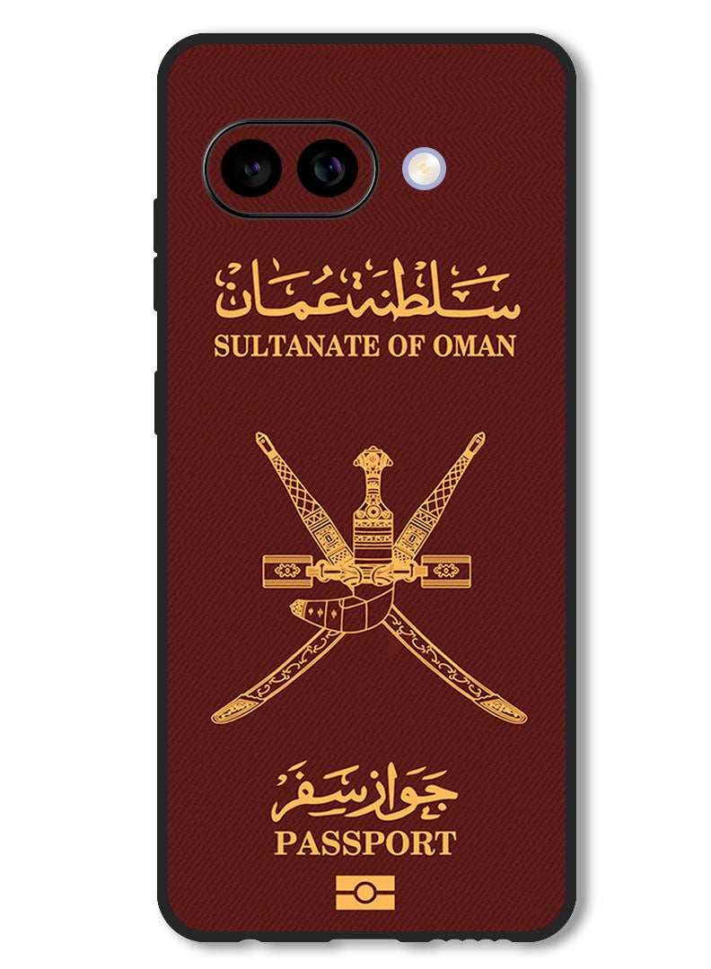 Theodor Case Compatible with Google Pixel 9A Protection Shockproof Bumper Cover Oman Passport - Image 1
