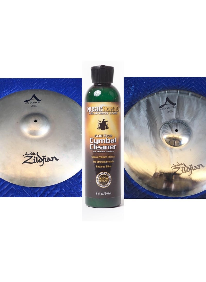 MusicNomad MusicNomad Premium Cymbal Cleaner for Brilliant Finishes 8 oz MN111  - Image 3