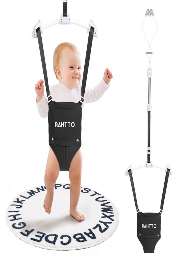 PAHTTO Baby Door Jumper with Soft Rug, Durable Toddler Bouncer with Adjustable Height-Funny Baby Walking Harness, Protable Baby Doorway Jumper for Indoor/Outdoor - Image 1