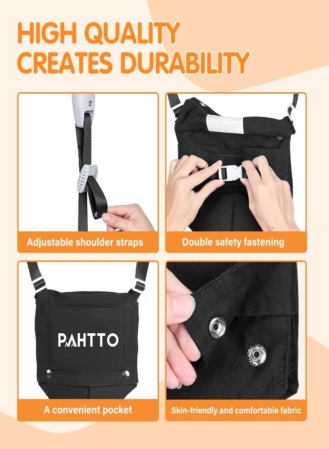 PAHTTO Baby Door Jumper with Soft Rug, Durable Toddler Bouncer with Adjustable Height-Funny Baby Walking Harness, Protable Baby Doorway Jumper for Indoor/Outdoor - Image 5