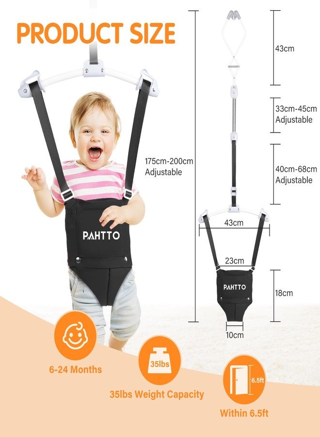 PAHTTO Baby Door Jumper with Soft Rug, Durable Toddler Bouncer with Adjustable Height-Funny Baby Walking Harness, Protable Baby Doorway Jumper for Indoor/Outdoor - Image 3