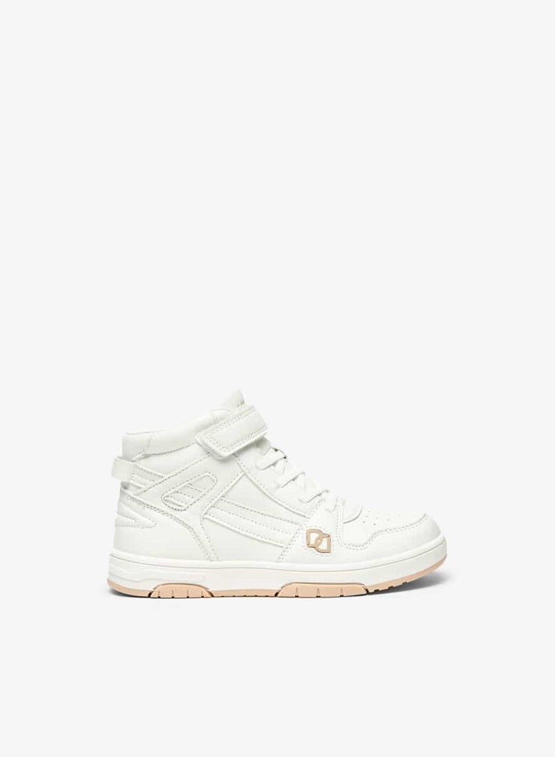 سيد دوتشيني أحذية رياضية للأولاد بنعل خارجي مزين بشعار وشريط لاصق - Image 1