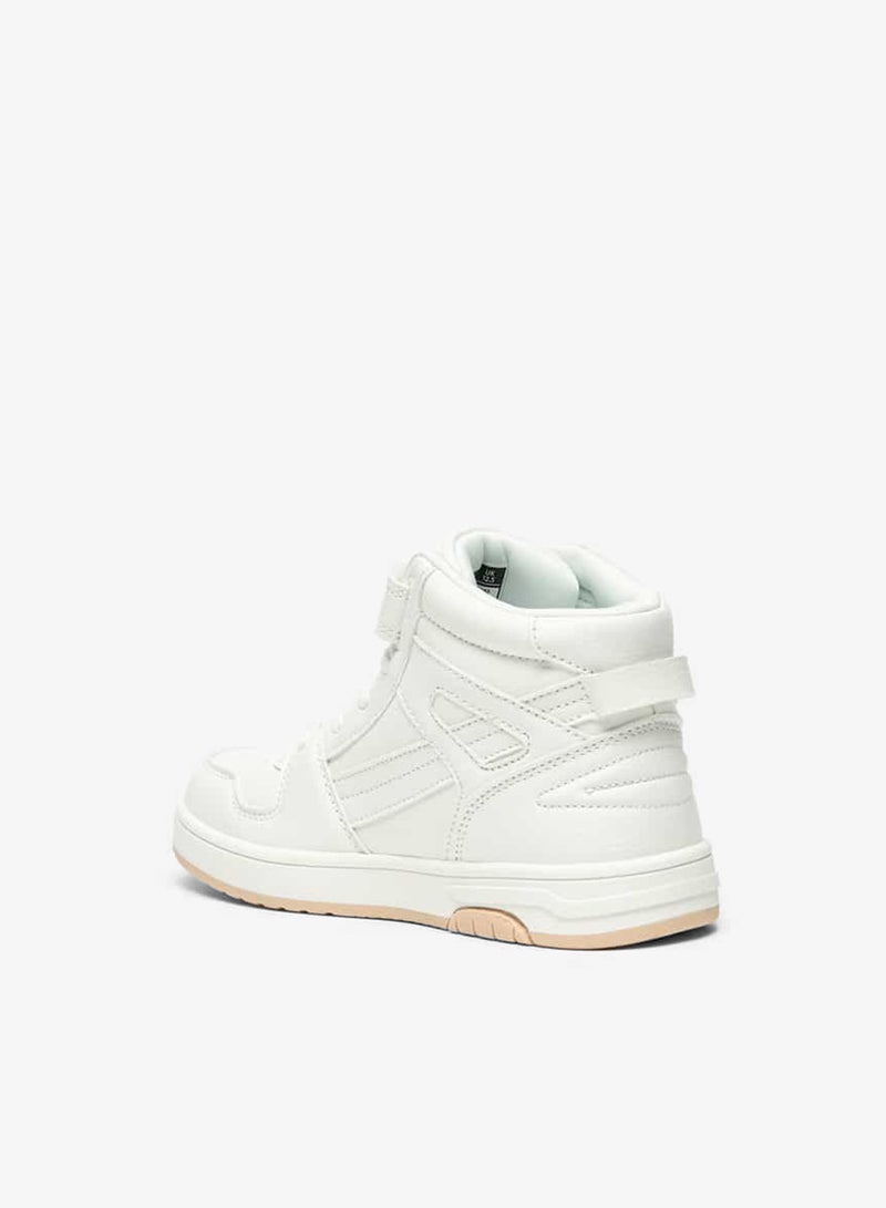 سيد دوتشيني أحذية رياضية للأولاد بنعل خارجي مزين بشعار وشريط لاصق - Image 2