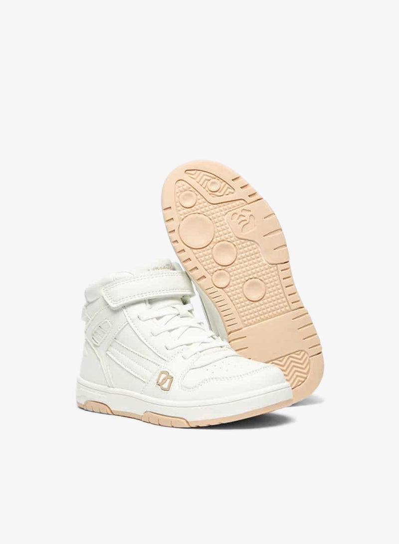 سيد دوتشيني أحذية رياضية للأولاد بنعل خارجي مزين بشعار وشريط لاصق - Image 4