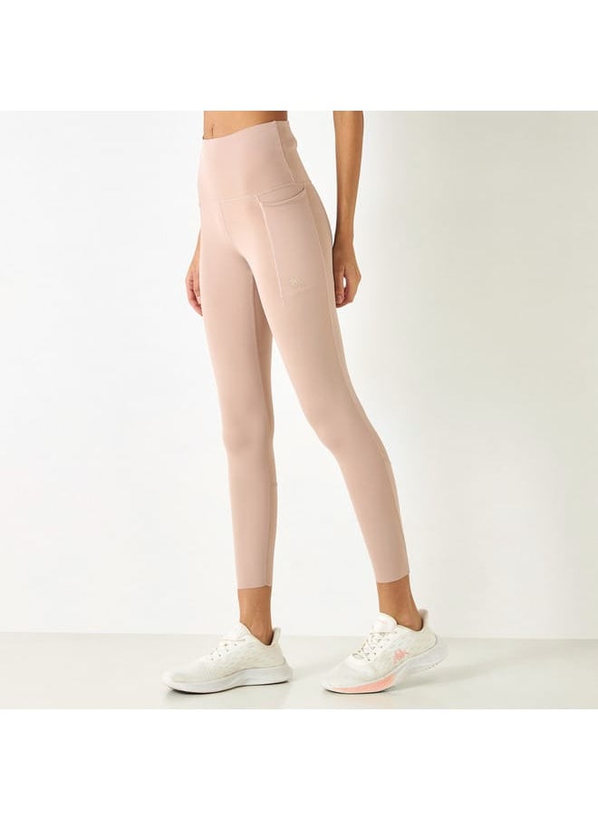 Kappa - Kappa Solid Leggings with Elasticated Waistband and Pockets - Image 1