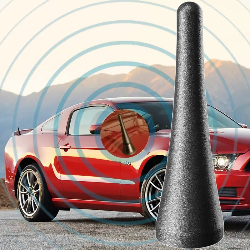 RooFox 3.8 Inch Antenna for Ford Mustang (2010-2014), Aluminum Antenna Replacement Mast for Ford Mustang 2010-2014 - Image 4