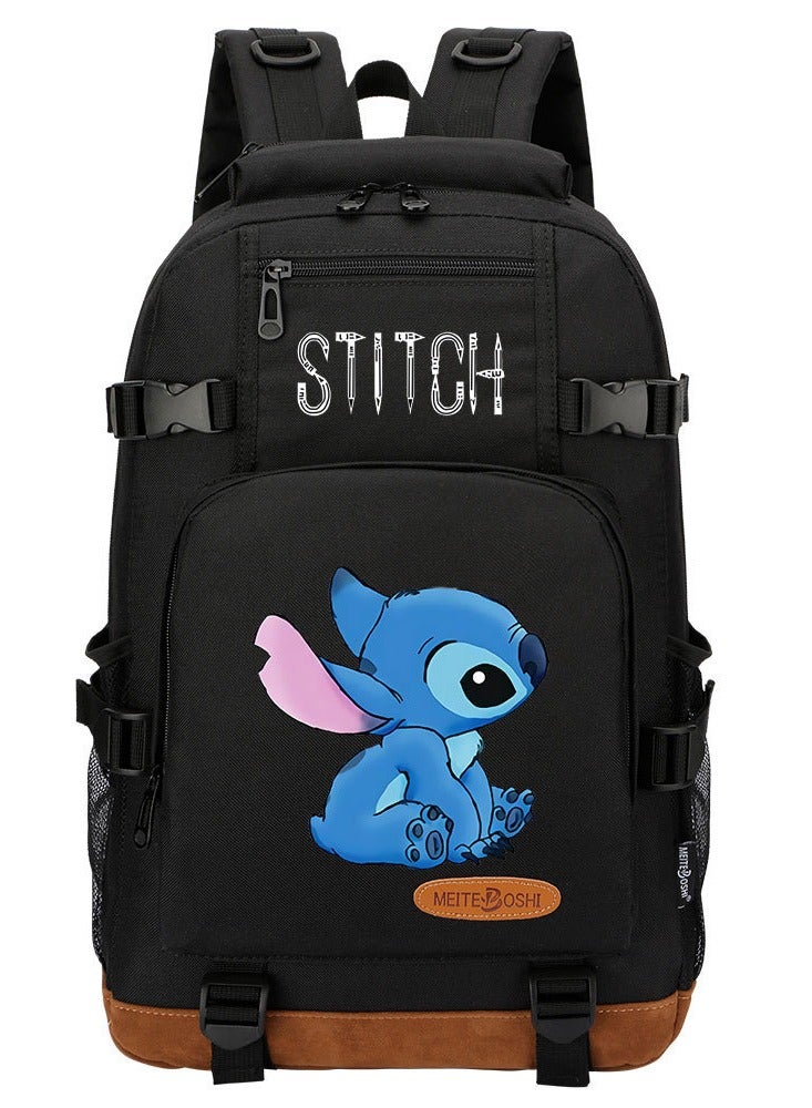 New Cartoon Stitch Print Casual Backpack