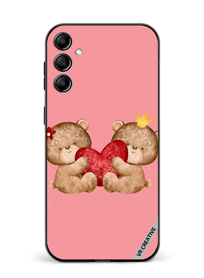 VR CREATIVE Protective Case Cover For Samsung Galaxy M14 Bear Love Design Multicolour - Image 1