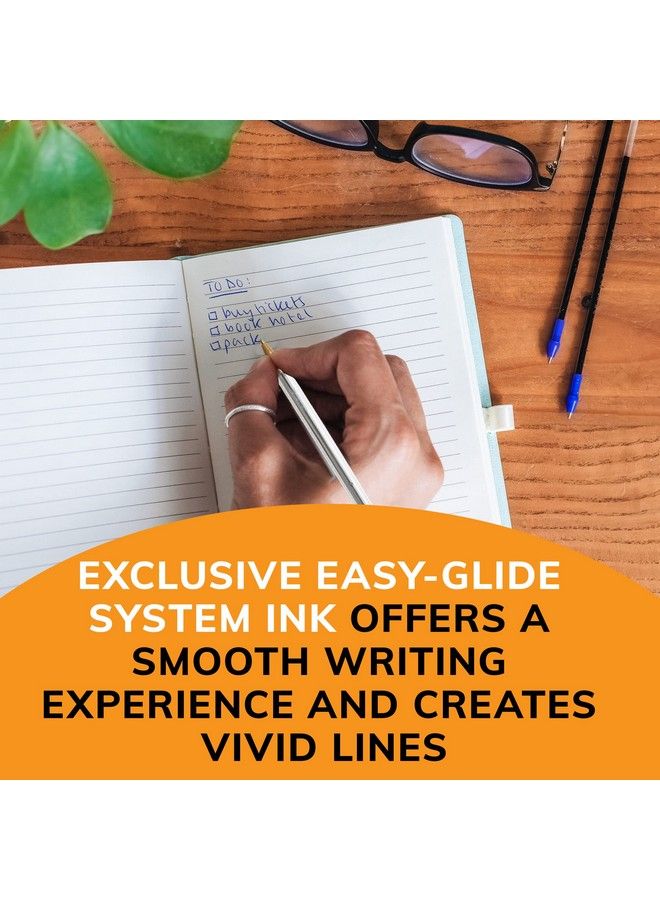 Bic قلم حبر جاف كريستال إكسترا سموذ متوسط النقطة (1.0 مم) أزرق 10 قطع - Image 5