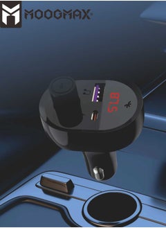 MP3 Bluetooth and Car Charger with multi Charging Ports (Type-C PD and USB) 20W, with Type-C iPhone Charging Cable - pzsku/ZC4E188437A8247578BABZ/45/_/1725781673/fe12f7db-e8eb-400f-bf62-7e87845d2486