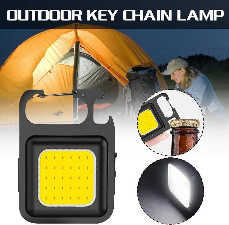 Jowxsx Mini LED Flashlight Keychain - 500 Lumen COB Pocket Torch for Camping and Emergency - Image 5