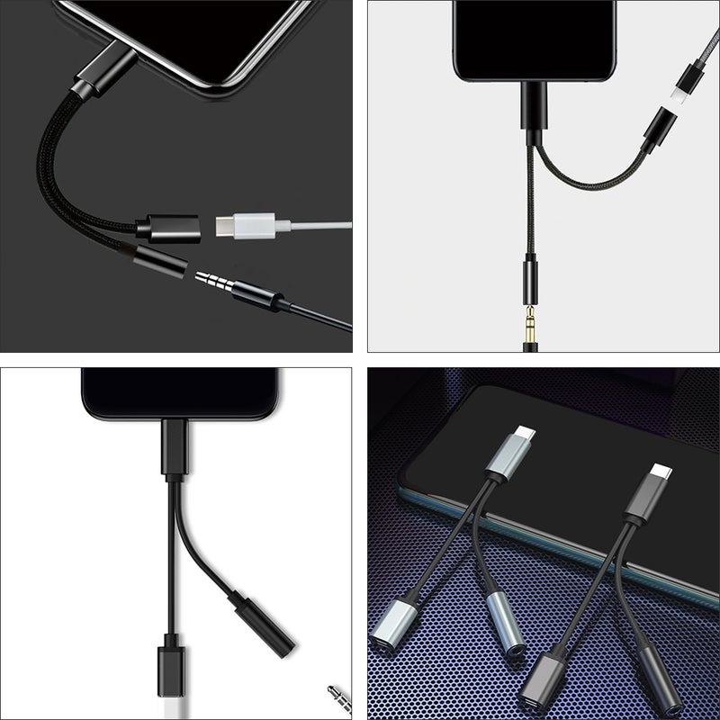 4 pcs Type-c Converters Audio Charging Adapters Earphone Converters Adapters - Image 5