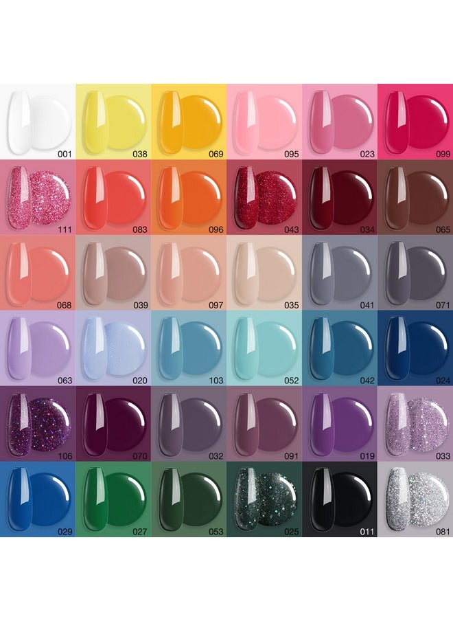 AZUREBEAUTY AZUREBEAUTY 170Pcs Dip Powder Nail Kit Starter 36 Colors Pink Red Purple Spring Summer Dipping Powder with Base/top Coat Activator Dip Liquid Set + Nail Removal Accessories Set for Gift  - Image 5