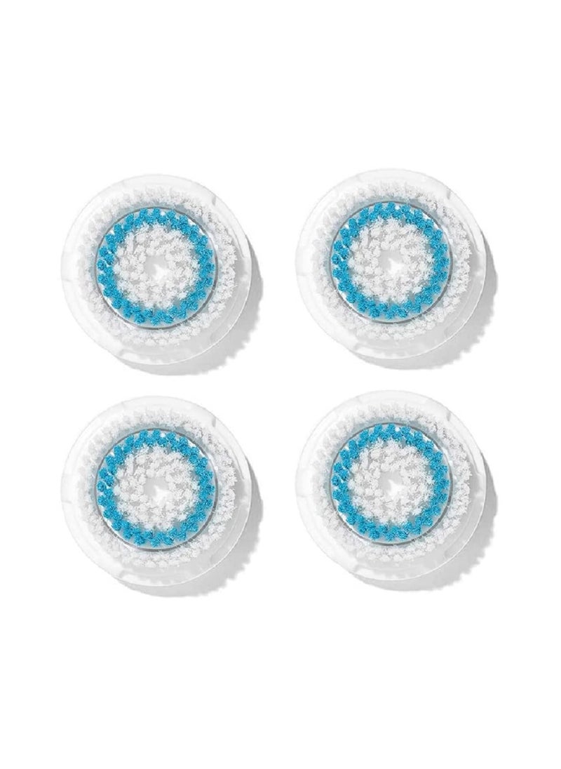 Clarisonic Deep Pore Facial Cleansing Brush Head Replacement | Compatible with Clarisonic Mia 1, Mia 2, Mia Fit, Alpha Fit, Smart Profile Uplift, 4 Count  - Image 1
