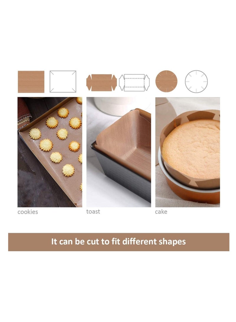 شو وو 8 Pcs Baking Mats, Non-Stick Silicone Mats for Baking, Reusable Sheet Tray Liner, Washable BBQ Grill Mat, Heat Resistant, Easy to Clean, Non-Toxic - Image 4