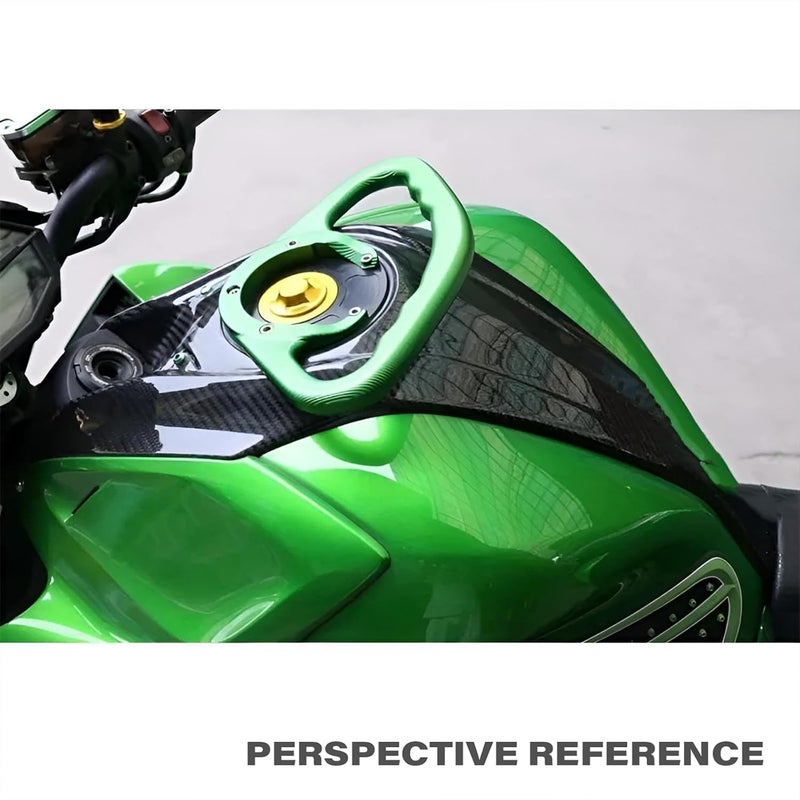 GZDLMoto Motorcycle Passenger Grab Bar for Kawasaki Ninja Models - Green - Image 3